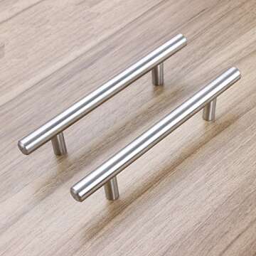 Aybloom Stainless Steel Cabinet Handles Set of 30