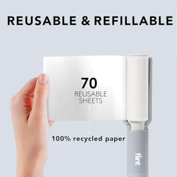 Flint Plus Retractable Lint Roller for Pet Hair