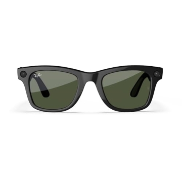 Ray-Ban Wayfarer Smart Glasses in Shiny Black