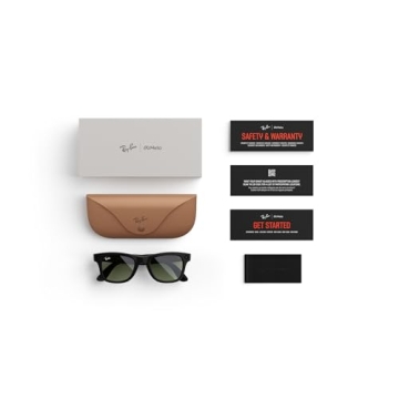 Ray-Ban Wayfarer Smart Glasses in Shiny Black