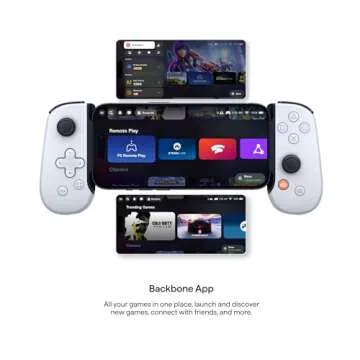 BACKBONE One Mobile Gaming Controller for iPhone (Lightning) - PlayStation Edition - 1st Gen - Turn Your iPhone into a Gaming Console - Play Xbox, PlayStation, Call of Duty, Roblox, Minecraft & More