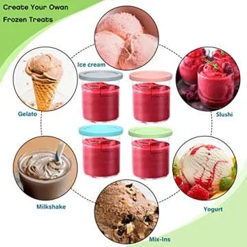 Replacement Ninja Creami Deluxe Pints & Lids 4 Pack
