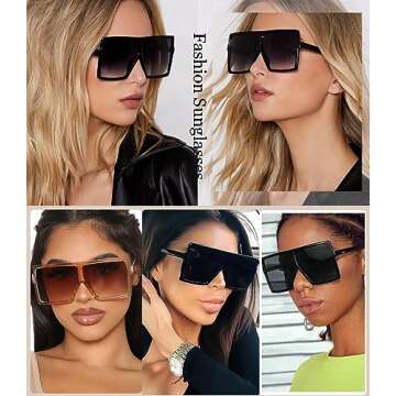 Stylish Dollger Square Oversized Sunglasses for All