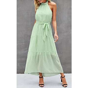 PRETTYGARDEN Women's Floral Maxi Sundress for Summer