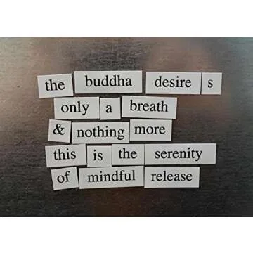 Magnetic Poetry - Zen Kit - Words for Refrigerator - Write Poems and Letters on The Fridge - Made in The USA
