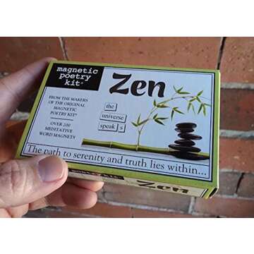 Magnetic Poetry - Zen Kit - Words for Refrigerator - Write Poems and Letters on The Fridge - Made in The USA