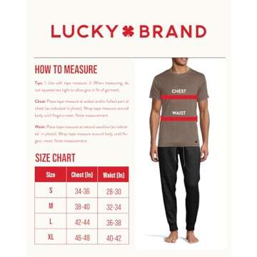 Lucky Brand Men's Fleece Pajama Pants - Ultra Soft Fleece Pajama Bottoms Lounge Pants - Breathable Sleep Pants for Men, Size Large, Indigo Plaid