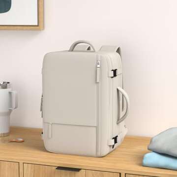 Beraliy Travel Backpack, Large Carry On Backpack, Personal Item Travel Bag, Airline Approved 17.3 In...