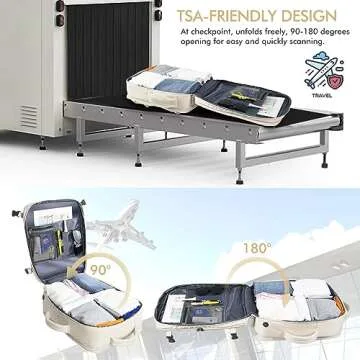 Beraliy Travel Backpack - Airline Approved Stylish Carry On