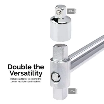 Tooluxe Dual Drive Beam Torque Wrench 3/8" & ½"