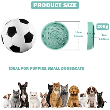 Silicone Slow Feeder Dog Bowl with Suction Cup for Healthy Eating