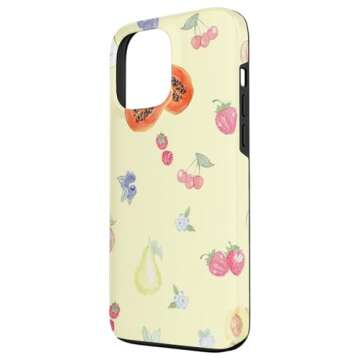 iPhone 13 Pro Max Aesthetic Preppy Summer Fruits Case