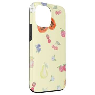 iPhone 13 Pro Max Aesthetic Preppy Summer Fruits Case