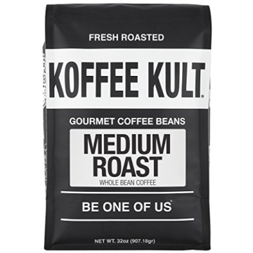 Koffee Kult Medium Roast Coffee - Smooth and Flavorful Beans
