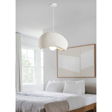 Scandinavian Pendant Light - Modern Beige White design