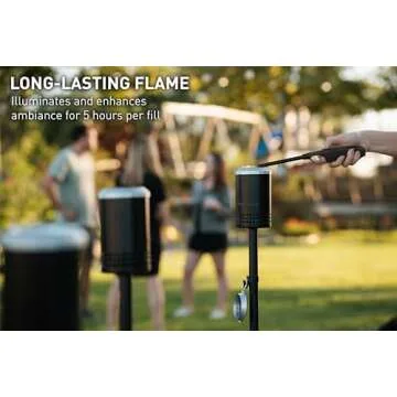 Solo Stove Mesa Torch - 5 Hour Burn, Adjustable Height, Durable Steel