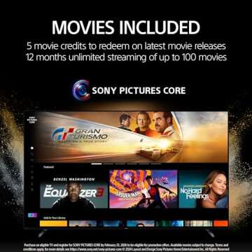 Sony 77 Inch OLED 4K Ultra HD TV BRAVIA 8 Smart Google TV with Dolby Vision HDR and Exclusive Features for PlayStation® 5 (K-77XR80), 2024 Model