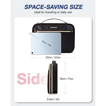 BAGSMART Travel Tech Organizer - Double Layer Cord Case