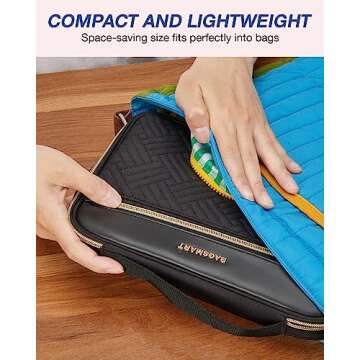 BAGSMART Travel Tech Organizer - Double Layer Cord Case