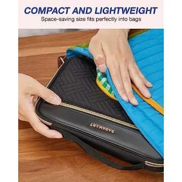 BAGSMART Travel Tech Organizer - Double Layer Cord Case