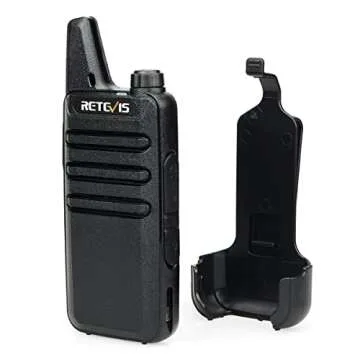 Retevis RT22 2 Way Radios Walkie Talkies,Rechargeable Long Range Two Way Radio, USB C VOX Small Emergency 2 Pin Earpiece Headset,for School Retail Church Restaurant (Packed in Pairs with 5 Boxes)