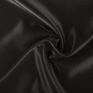 ShopBedding Luxury Satin Pillowcase for Hair - Black