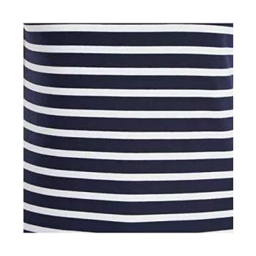 Nautica Women's Comfy V-Neck Striped T-Shirt for Every Occasion