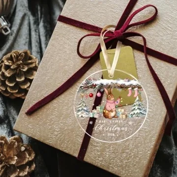 Baby Girl First Christmas Ornament 2025 - Cherished Keepsake