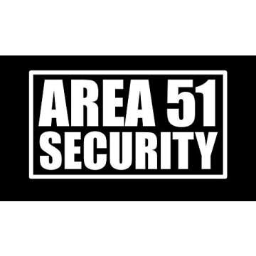 Smart People Clothing Area 51 jacket with White/Reflective Decorations, Area 51 security jacket.