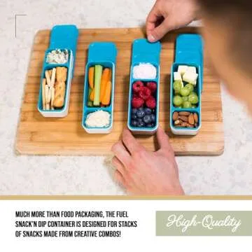 Trudeau Snack and Dip, Tropical,5.75 x 1.5 x 2.25 inches