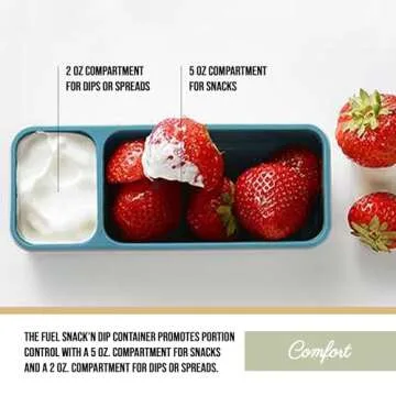 Trudeau Snack and Dip, Tropical,5.75 x 1.5 x 2.25 inches