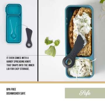 Trudeau Snack and Dip, Tropical,5.75 x 1.5 x 2.25 inches