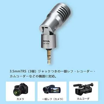 BOYA BY-P4A Mini Camera Mic with Noise Reduction for Expert Audio