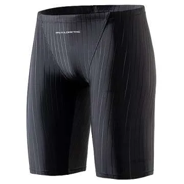 Durable MY KILOMETRE Men's Swim Jammers for Training and Racing