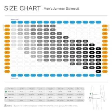 Durable MY KILOMETRE Men's Swim Jammers for Training and Racing