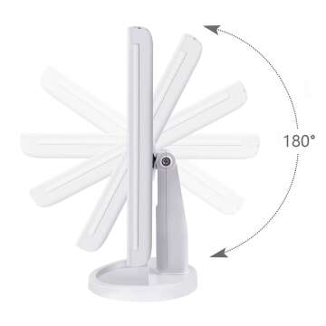 Adjustable Brightness Lighted Bathroom Mirror