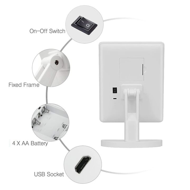 Adjustable Brightness Lighted Bathroom Mirror