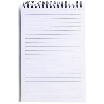 Quality Steno Pads with Thick Paper for Notes