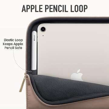 Vandel Original Puffy iPad Sleeve for 9-11 Inch Tablets