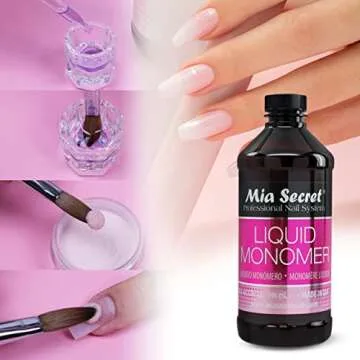 Mia Secret Liquid Monomer 32 oz for Acrylic Nails