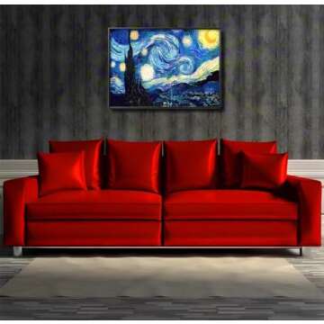 NIHO-JIUMA Van Gogh Starry Night Diamond Painting Kit