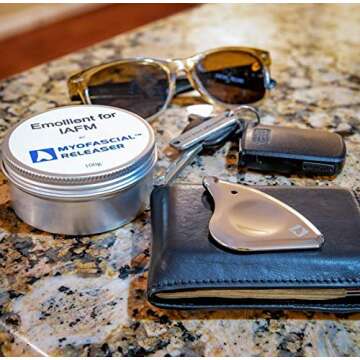 Professional Muscle Scraper Tool - Patented IASTM Massage Tools for Physical Therapy, GuaSha Tool for Body Myofascial Release - Medical Grade 304 Stainless Steel Muscle Scraping Tool - Micro Tool