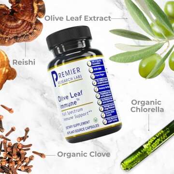 Premier Olive Leaf Extract for Immune and Heart Health