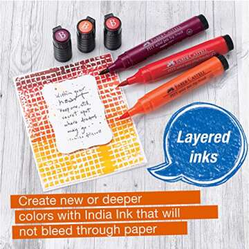 Faber-Castell Pitt Artist Pen Set - 15 Brush Markers Gift