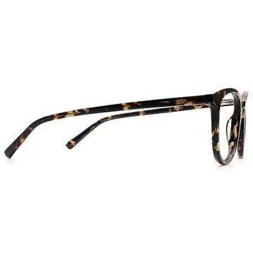 grinderPUNCH Blue Light Blocking Glasses for Women Men | Computer Gaming Glasses for Women Men | Anti Eyestrain Glasses (Whiskey Tortoise, Round)