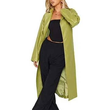 Stylish pengnight Women Faux Leather Jacket for Autumn