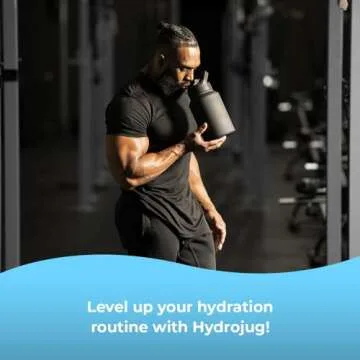 HydroJug Stainless Steel Bottle (Glossy Black Leopard) - 64oz