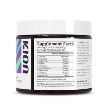 Kion Aminos Essential Amino Acids for Recovery and Energy