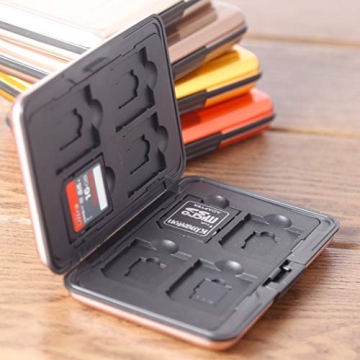 Honsky Aluminum SD Card Case Organizer for Memory Cards