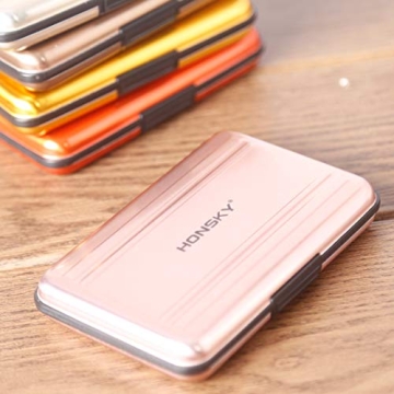 Honsky Aluminum SD Card Case Organizer for Memory Cards